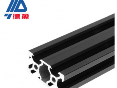 2040v-slot工業鋁型材 6063-T5 3D打印機架氧化黑色2040工業鋁材