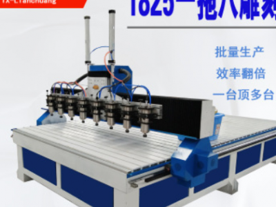 天翔1325木工多頭雕刻機木工廣告數控浮雕鏤空1825cnc數控雕刻機