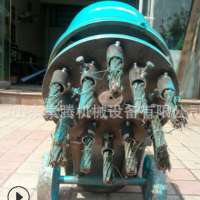 12個鋼絲頭清渣機 250型水泥地面清灰清渣機 鋼板除銹機 甲板除銹