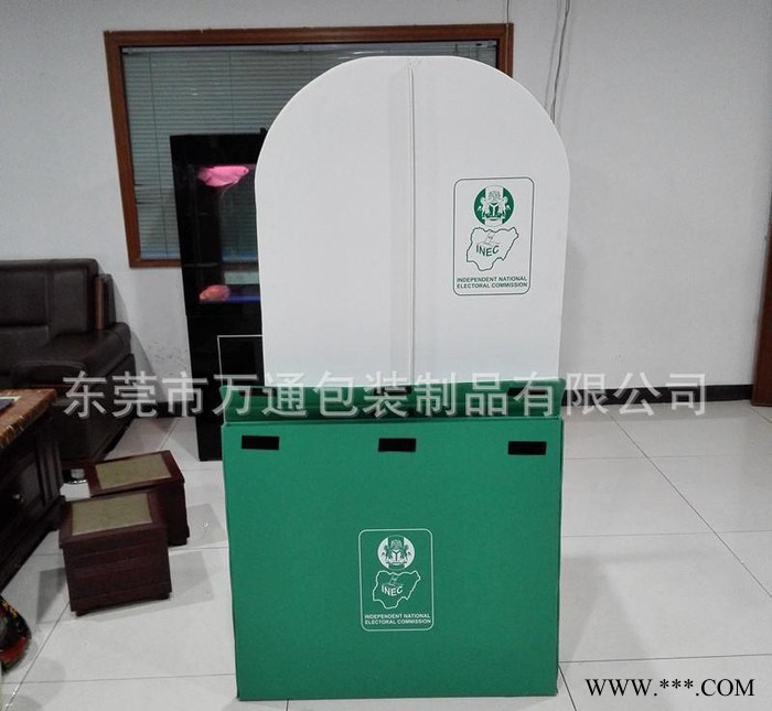 專業(yè)定制pp中空板選舉架 塑料瓦楞板選舉臺(tái) 中空板展示架出口