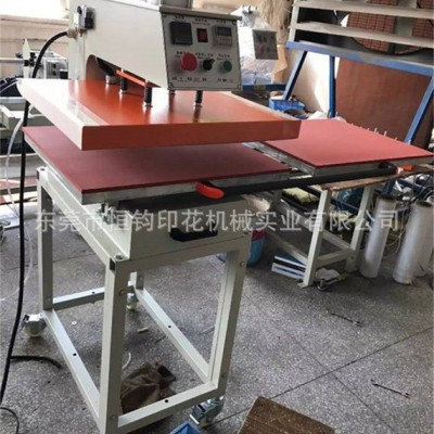 直銷(xiāo)雙工位下滑式氣動(dòng)印花機(jī)毛衣?tīng)C鉆機(jī)鋁板壓燙機(jī)60*80
