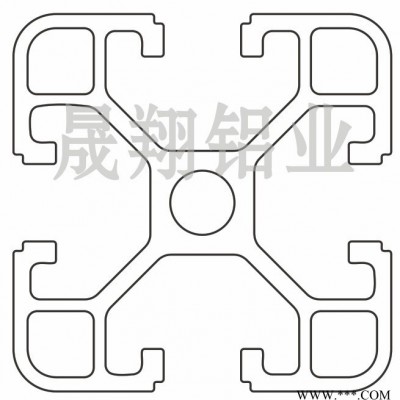 4040歐標工業鋁型材流水線輸送機機器人光伏支架魚缸辦公隔斷設備外罩防護圍欄
