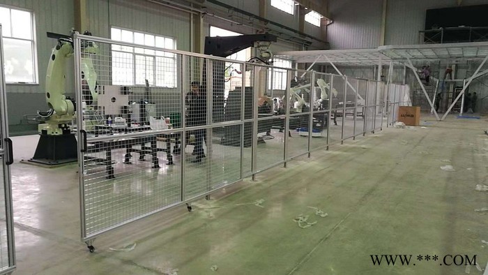澳宏 防靜電流水線工作臺(tái) 安全防護(hù)欄 工業(yè)鋁型材