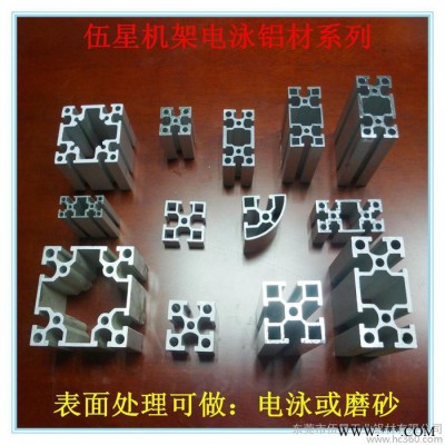 供應大量工業鋁型材**：機架電泳鋁材