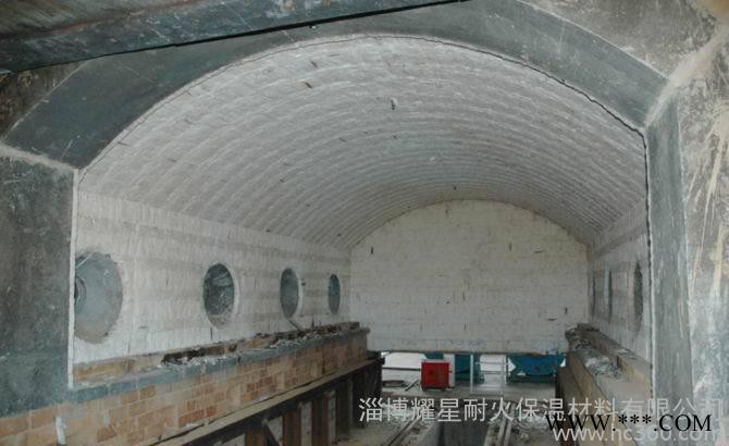 臺(tái)車電阻爐絕緣隔熱用含鋯型陶瓷纖維模塊毯折疊塊施工