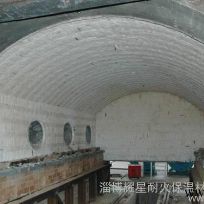 臺(tái)車電阻爐絕緣隔熱用含鋯型陶瓷纖維模塊毯折疊塊施工