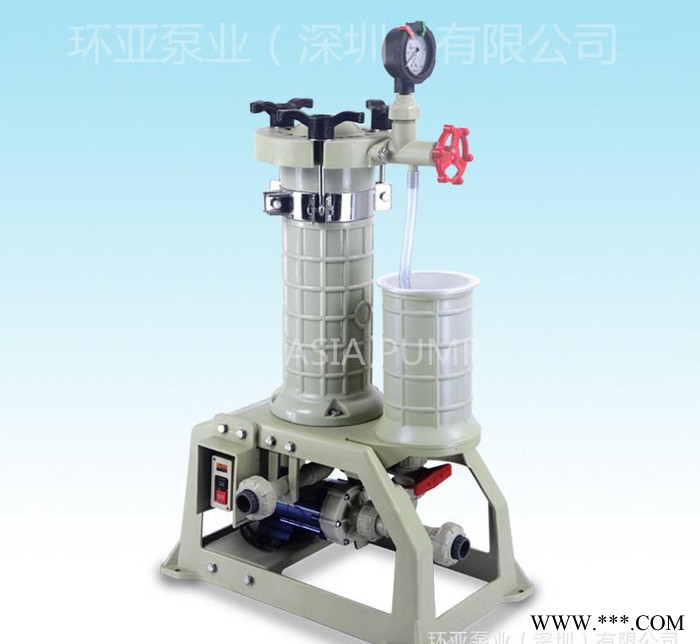 環(huán)亞AX-101 化學(xué)藥液過濾機  電鍍用過濾機 高品質(zhì)過濾機特點