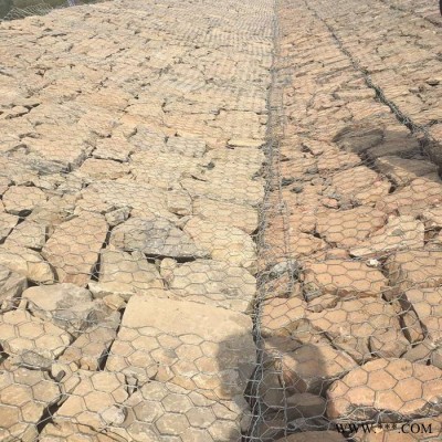 大量定做 防汛石籠網 石籠擋墻 電鍍鋅石籠網 堤壩格賓網 護岸鉛絲籠 石籠網生產
