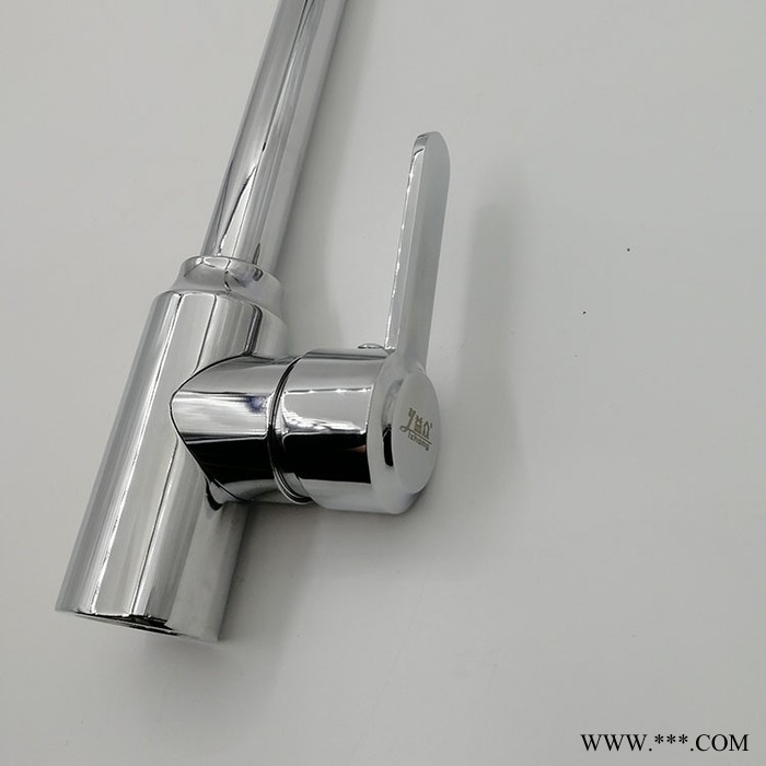 廚房**不銹鋼304冷熱高彎**洗菜盆彎脖水嘴高標(biāo)電鍍 cf