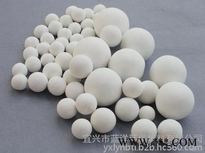 藍洋陶瓷填料    萍鄉化工填料    惰性氧化鋁瓷球    3-25mm