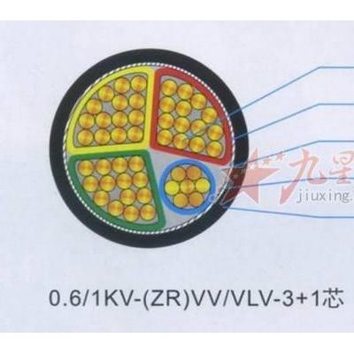 供應江南交聯線纜有限公司 VLV 4 0.6/1KV4方  鋁線纜