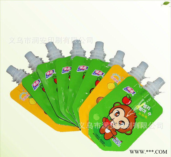 訂制異型袋 吸吸冰吸嘴袋 復合塑料鋁箔軟包裝 食品級包裝袋