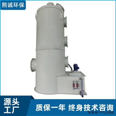 熙誠  預處理噴淋塔 熱處理廢氣治理方案 廢氣設備塔
