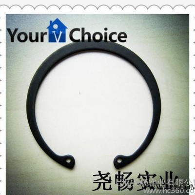 卡簧、擋圈,DIN472 孔用擋圈 磷化黑 108x4