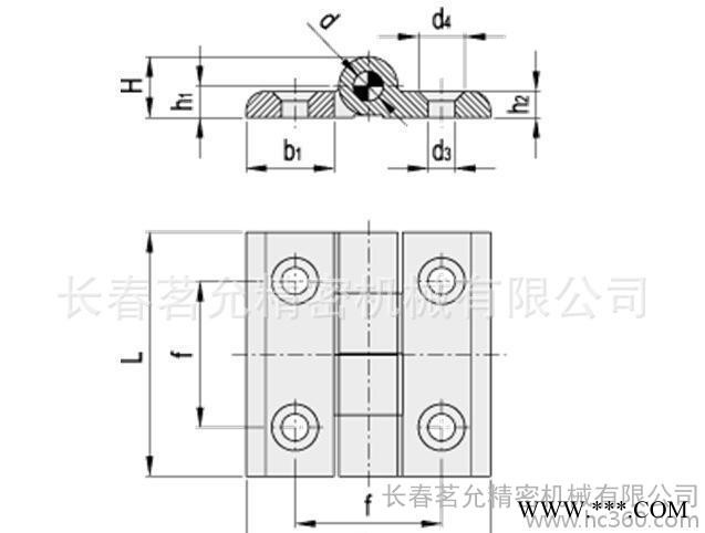 elesa 品牌——陽極氧化鋁制鉸鏈 CMM-AL 長春茗允 代理
