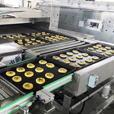 泗水新力食品機械非標定制隧道式烘干線、鏈板式電加熱隧道爐、流水線烘箱