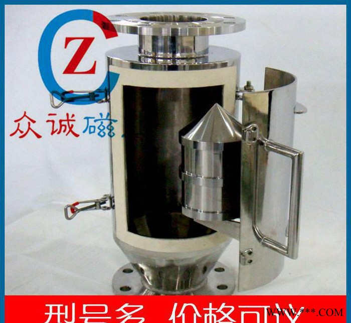 永磁筒式磁選機 不銹鋼永磁筒過濾分離吸鐵粉 糧食加工除鐵永磁筒