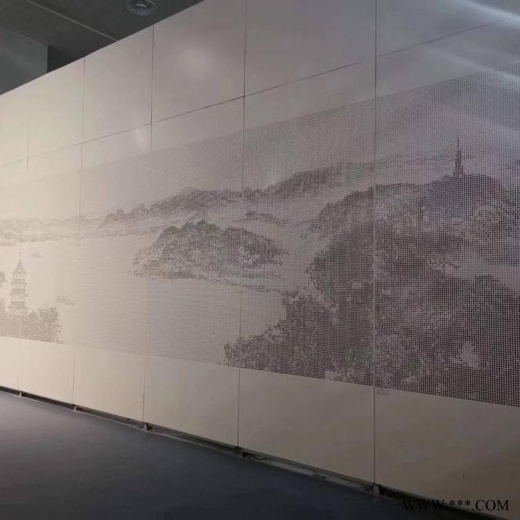 沈陽門頭雕花鋁單板、藝術沖孔鋁板 木紋鋁單板應用
