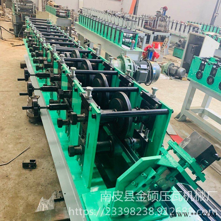 金碩壓瓦機供應 U型槽機器 鋁板地槽機器 鋁型材U型槽機 常年配備現貨